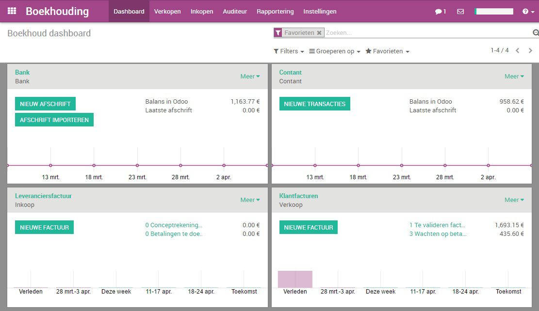 Odoo tekst en afbeelding blok