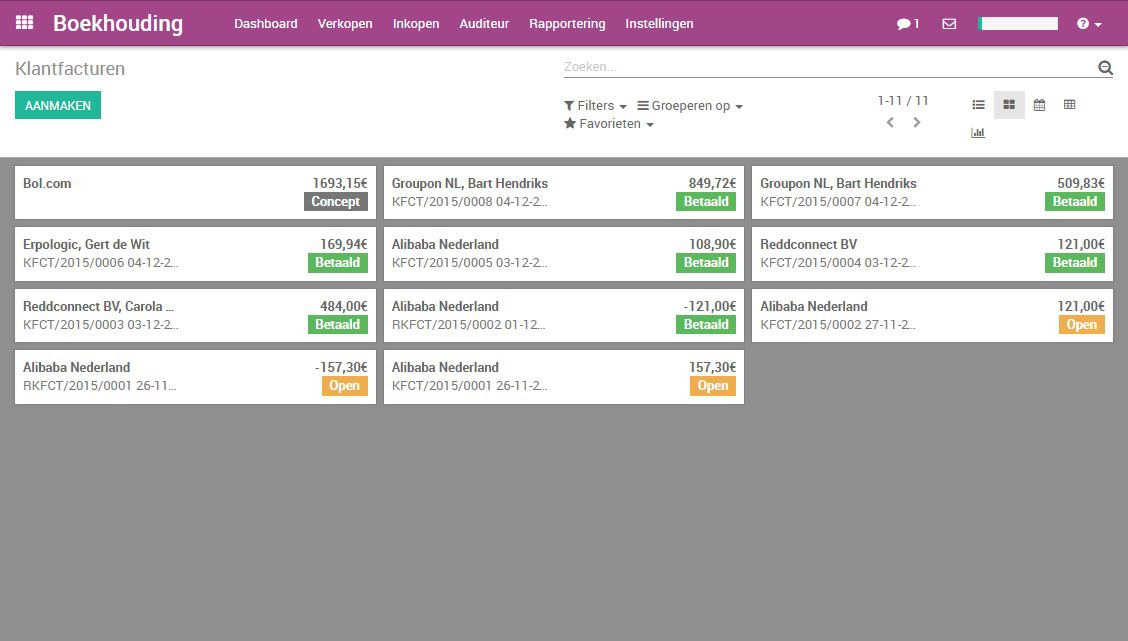 Odoo afbeelding en tekstblok